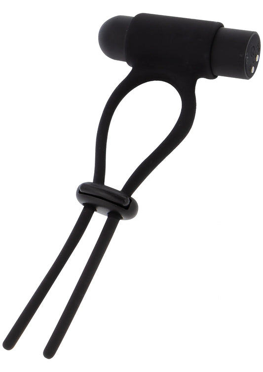 Bestel: Vibrating & Adjustable C - Ring - bij Happytoys: de erotische sex webshop | liever Happy dan Easy ⭐⭐⭐⭐⭐ - Default Title - 20510 - BLACK