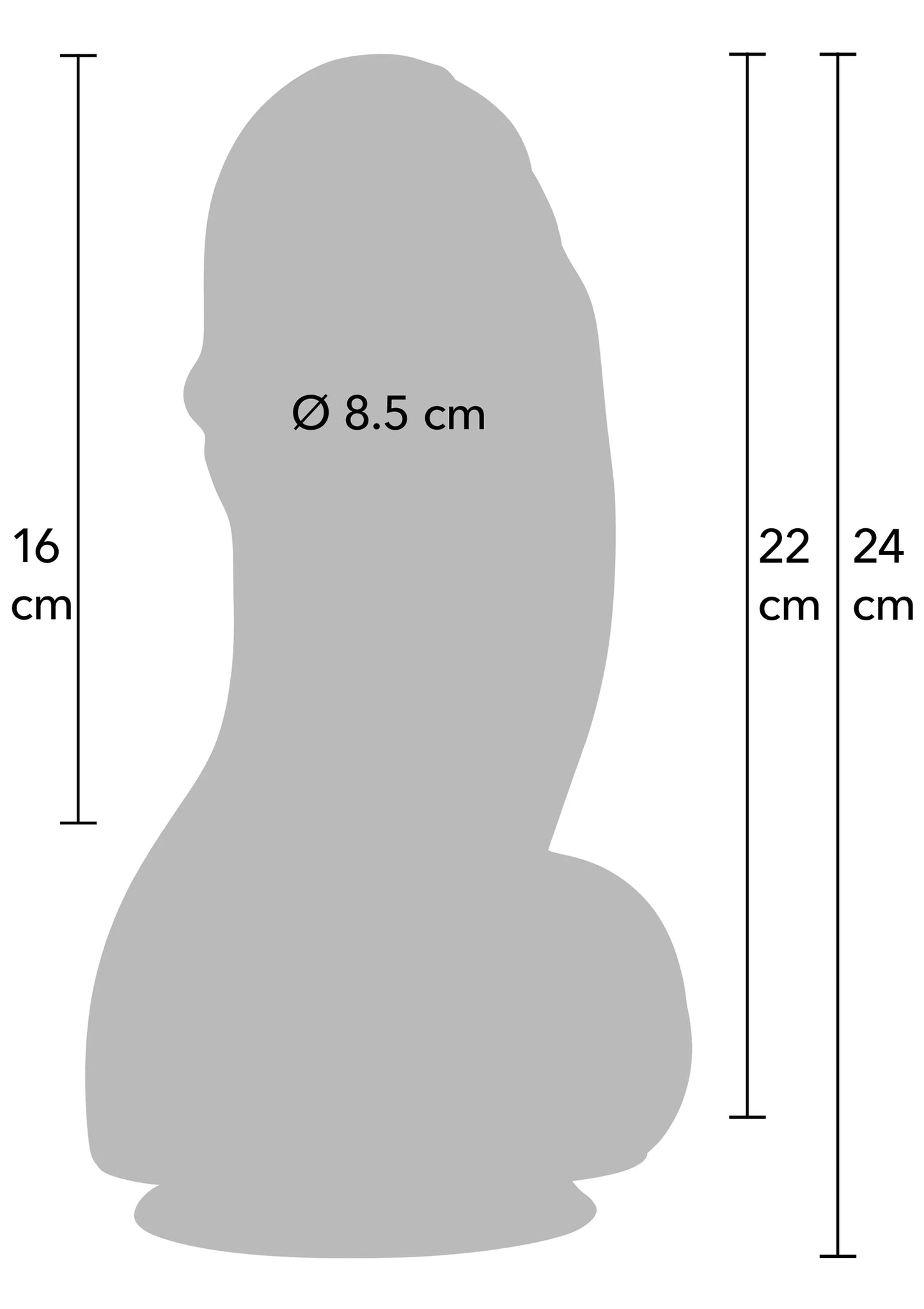 Fat Boys Dildo PVC 22 cm by Hidden Desire