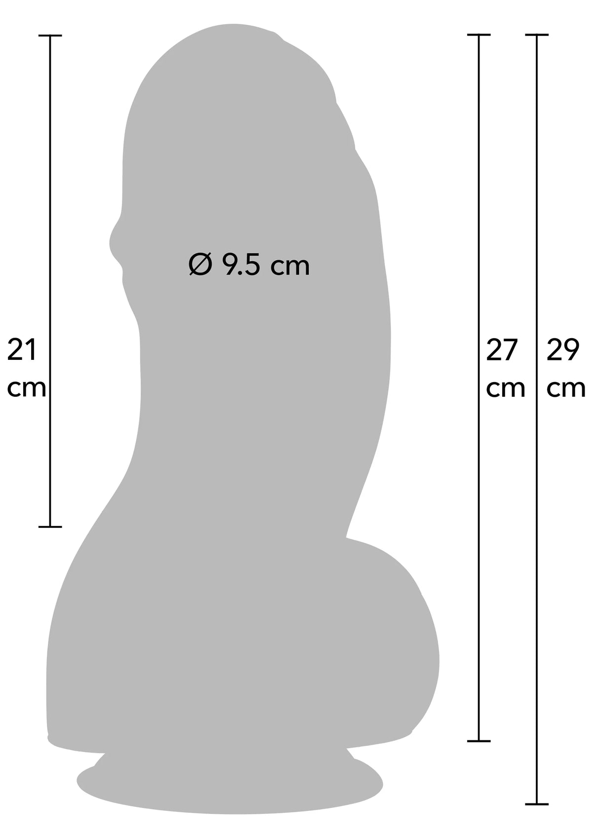 Bestel: Fat Boys Dildo PVC 27 cm by Hidden Desire - bij Happytoys: de erotische sex webshop | liever Happy dan Easy ⭐⭐⭐⭐⭐