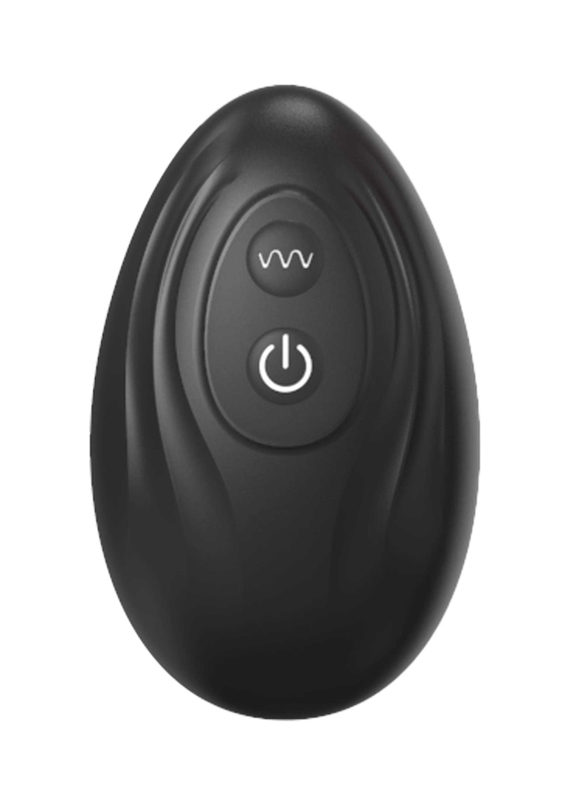 Zwarte afstandsbediening voor vibrator met aan/uitknop