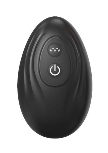 Zwarte afstandsbediening voor vibrator met aan/uitknop