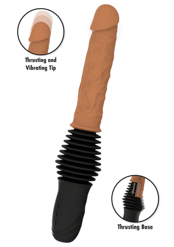 Realistic Double Thrusting Vibrator by Hidden Desire Inferno
