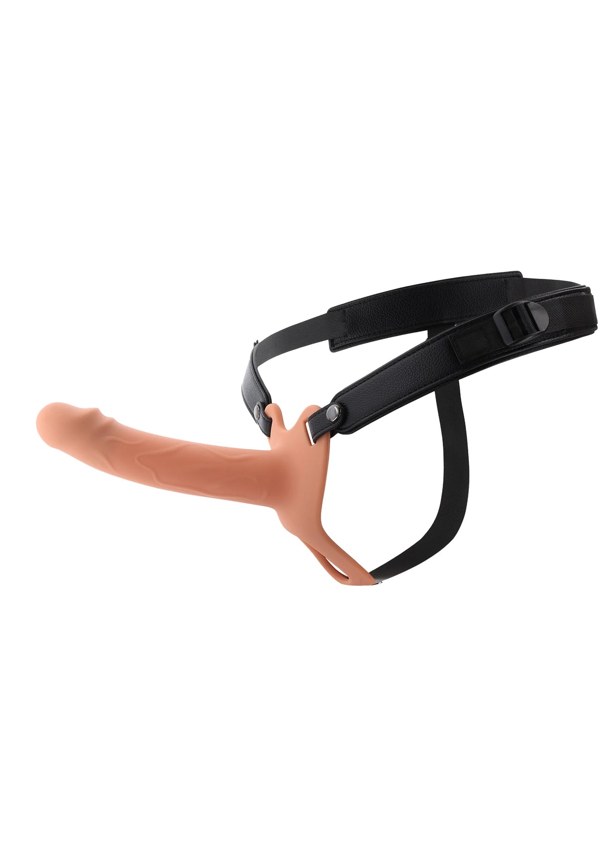 Hohler Penis-Strapon 18cm Schwarz von Hidden Desire