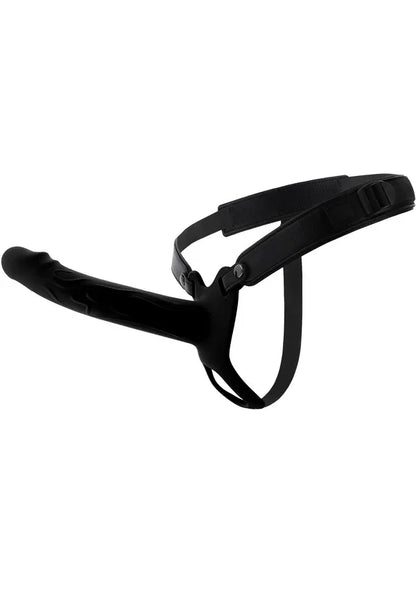 Hollow Penis Strapon 20cm Black by Hidden Desire - Happytoys Sexshop: Toys for Feeling Happy & Easy 😊 - Discreet geleverd