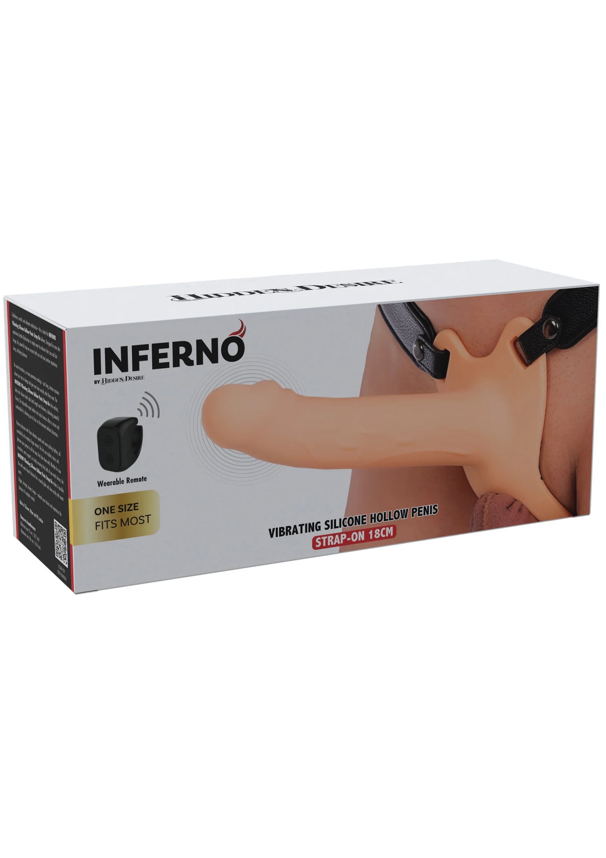 Bestel: Hollow Penis Strapon Vibrating 18cm Black by Hidden Desire - bij Happytoys: de erotische sex webshop | liever Happy dan Easy ⭐⭐⭐⭐⭐