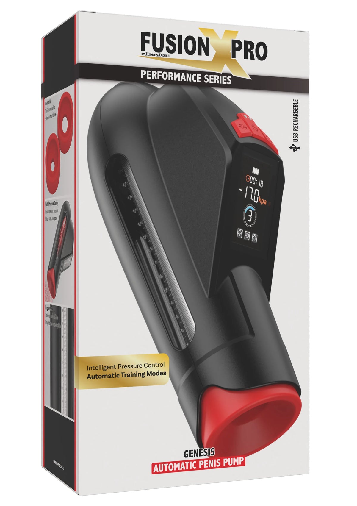Bestel: Genesis Automatic Penis Pump by Hidden Desire Fusion X - bij Happytoys.nl, happytoys.be, Happytoys.ae: erotische sex webshop | liever Happy dan Easy ⭐⭐⭐⭐⭐