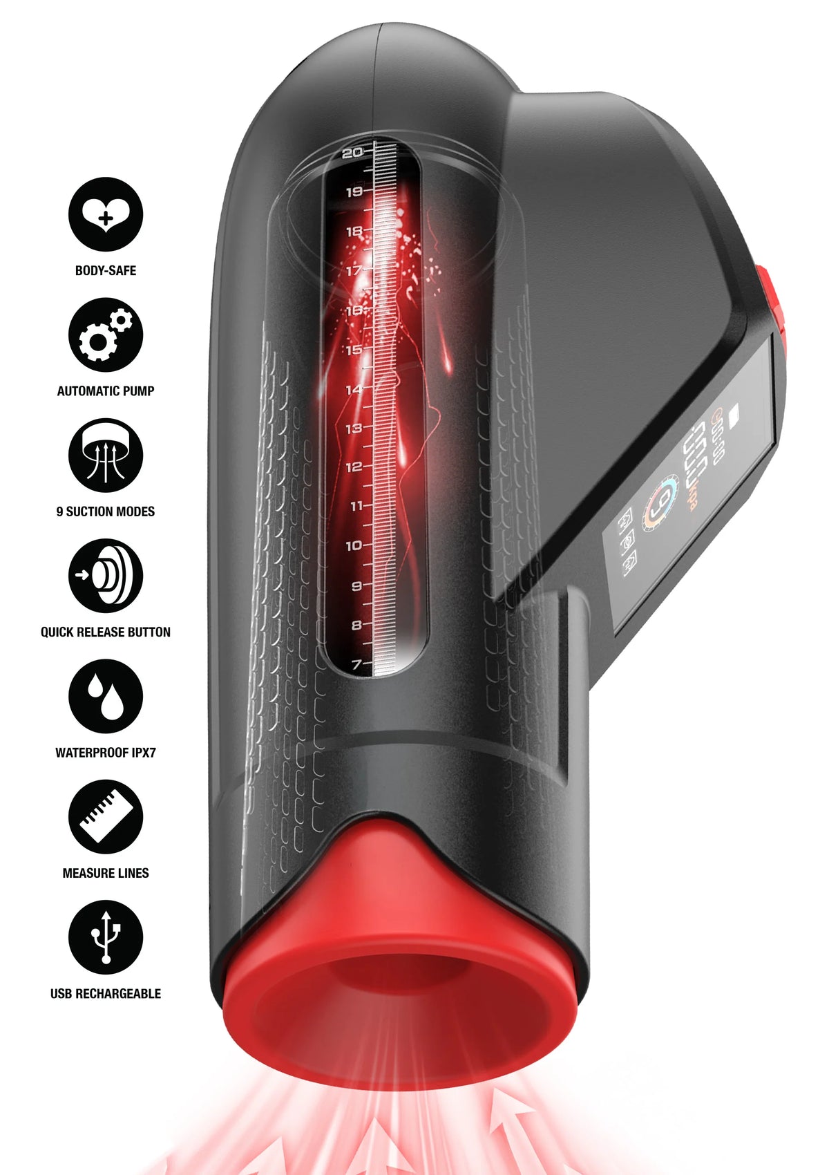 Bestel: Genesis Automatic Penis Pump by Hidden Desire Fusion X - bij Happytoys.nl, happytoys.be, Happytoys.ae: erotische sex webshop | liever Happy dan Easy ⭐⭐⭐⭐⭐