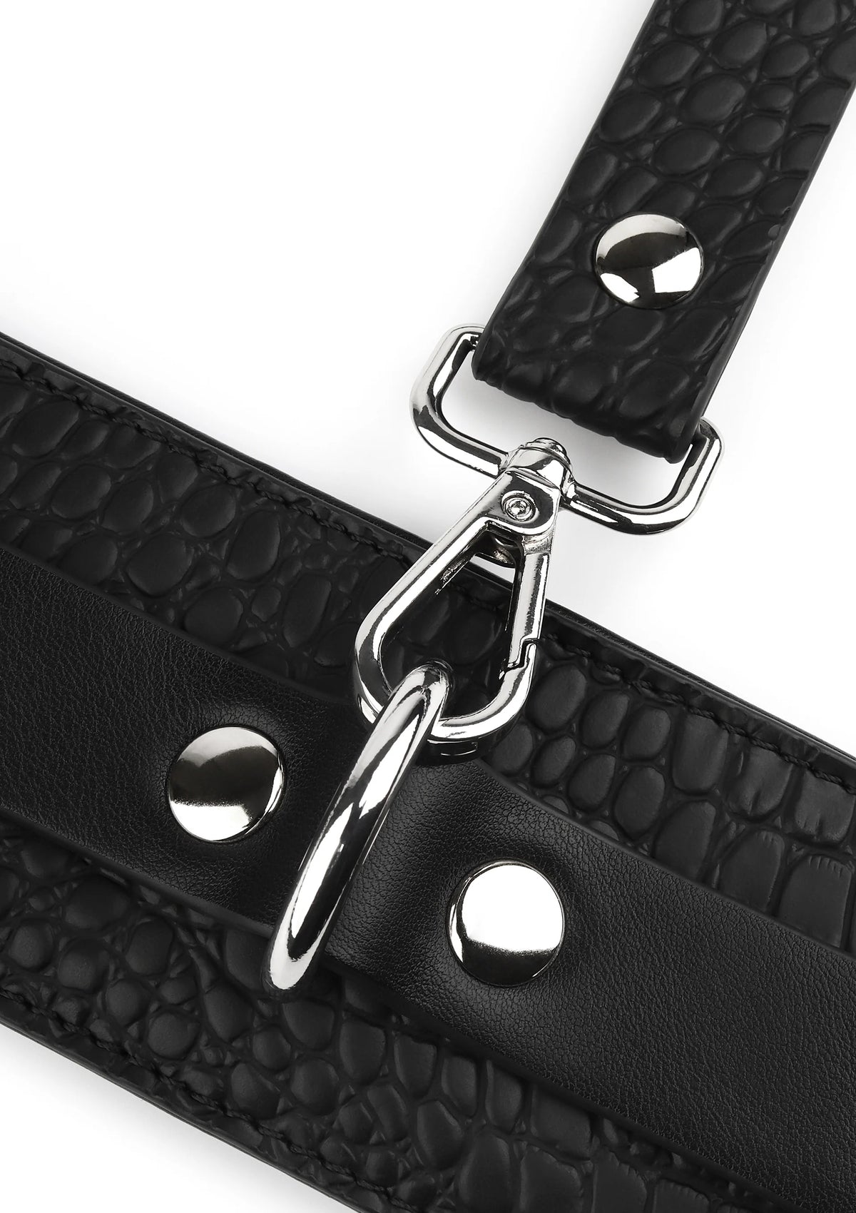 Croc-Embossed Wrist Cuffs by Avanza Feros