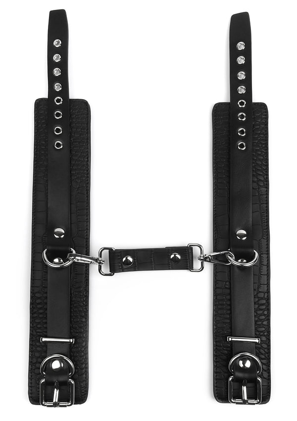 Croc-Embossed Ankle Cuffs by Feros Avanza