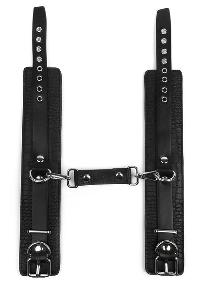 Croc-Embossed Ankle Cuffs by Feros Avanza