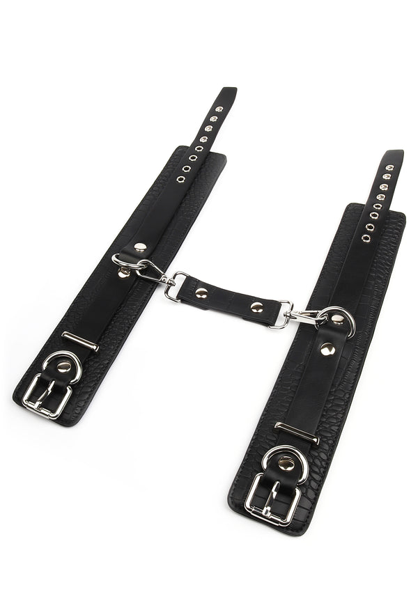 Croc-Embossed Ankle Cuffs by Feros Avanza