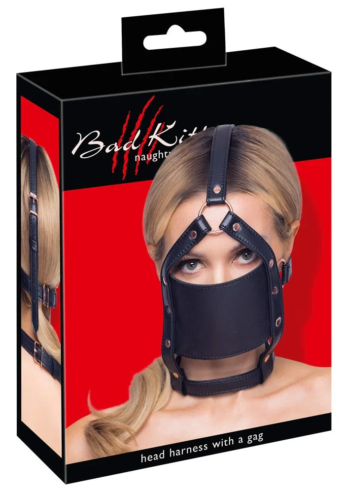 head harness with a gag - Happytoys Sexshop: Toys for Feeling Happy & Easy 😊 - Discreet geleverd