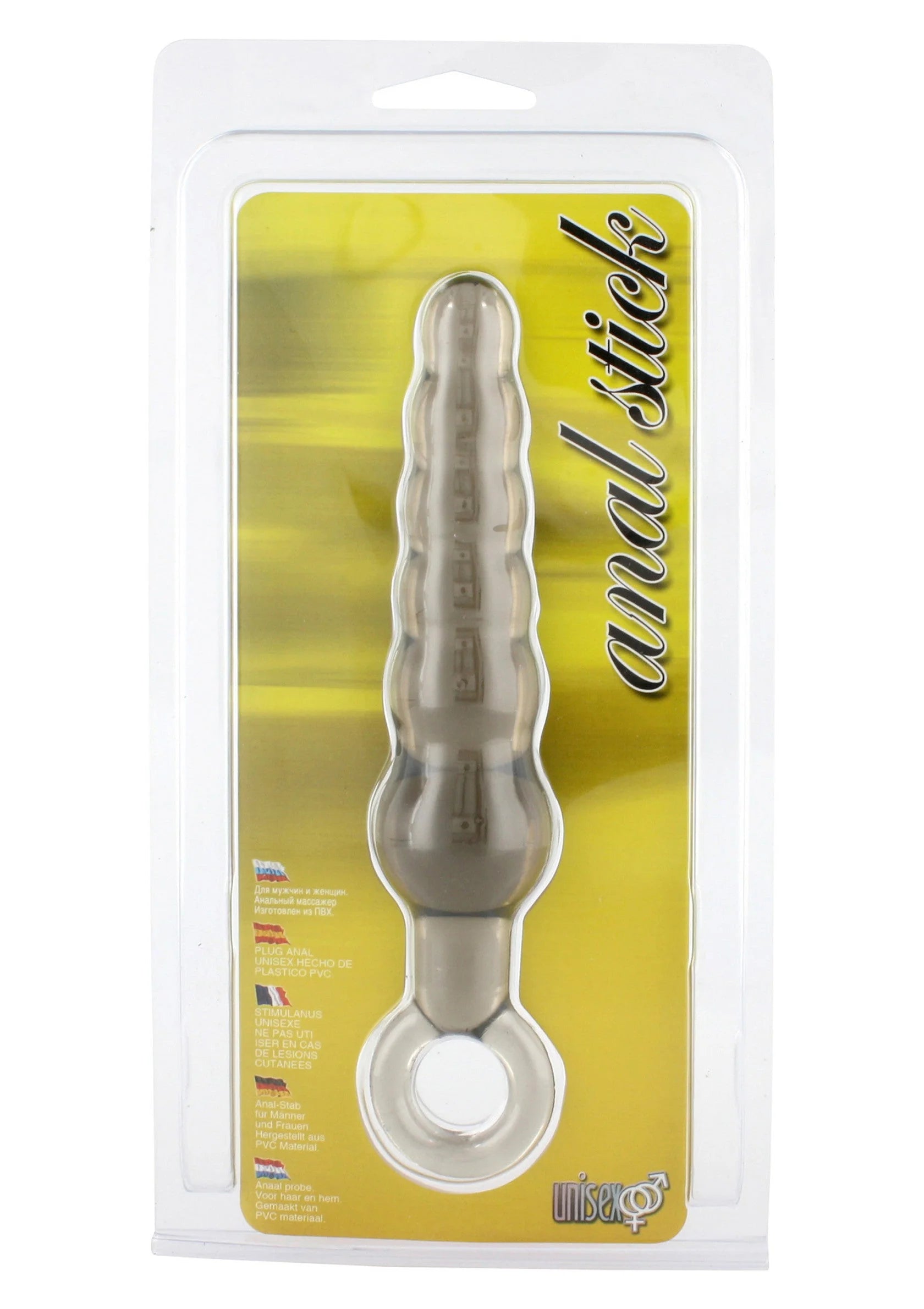 Anale plug met ring in blisterverpakking van Seven Creations