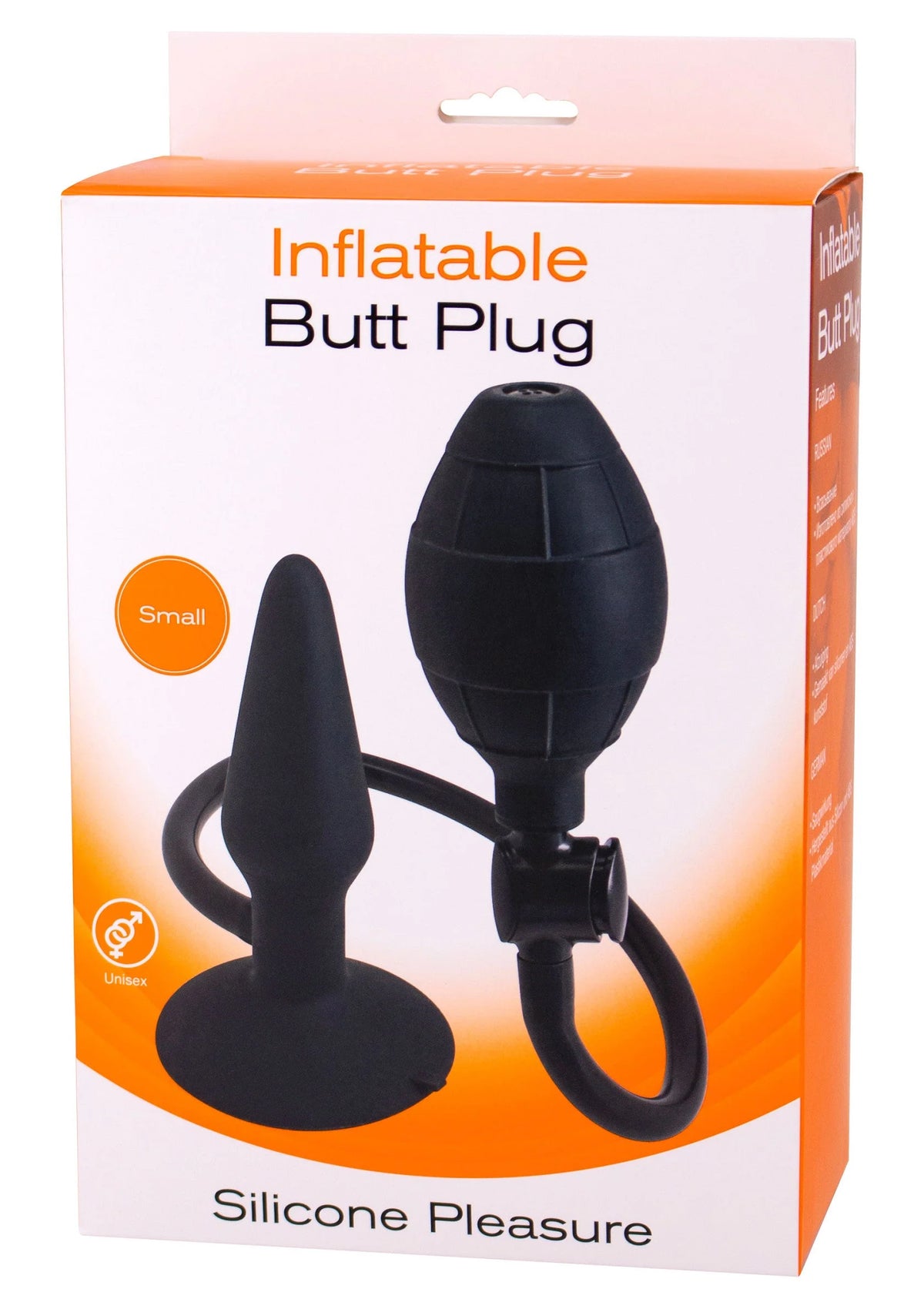 Bestel: Inflatable Butt Plug S by Seven Creations - bij Happytoys: de erotische sex webshop | liever Happy dan Easy ⭐⭐⭐⭐⭐