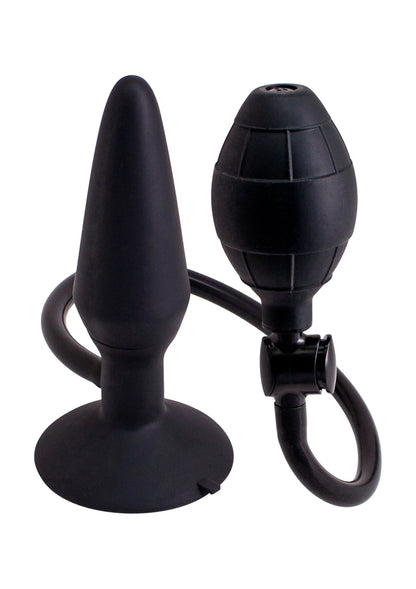 Bestel: Inflatable Butt Plug Medium - bij Happytoys: de erotische sex webshop | liever Happy dan Easy ⭐⭐⭐⭐⭐ - Default Title - 25203 - BLACK