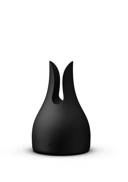Zalo wandvibrator, zwarte druppelkop met dubbele openingen