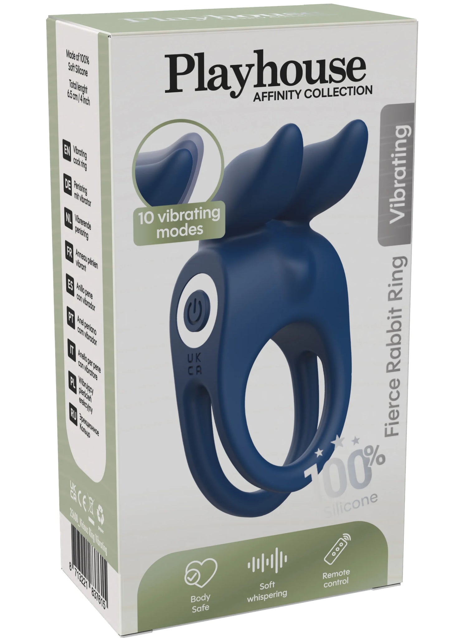Fierce Rabbit Ring Vibrating Couples Cock Ring by Playhouse