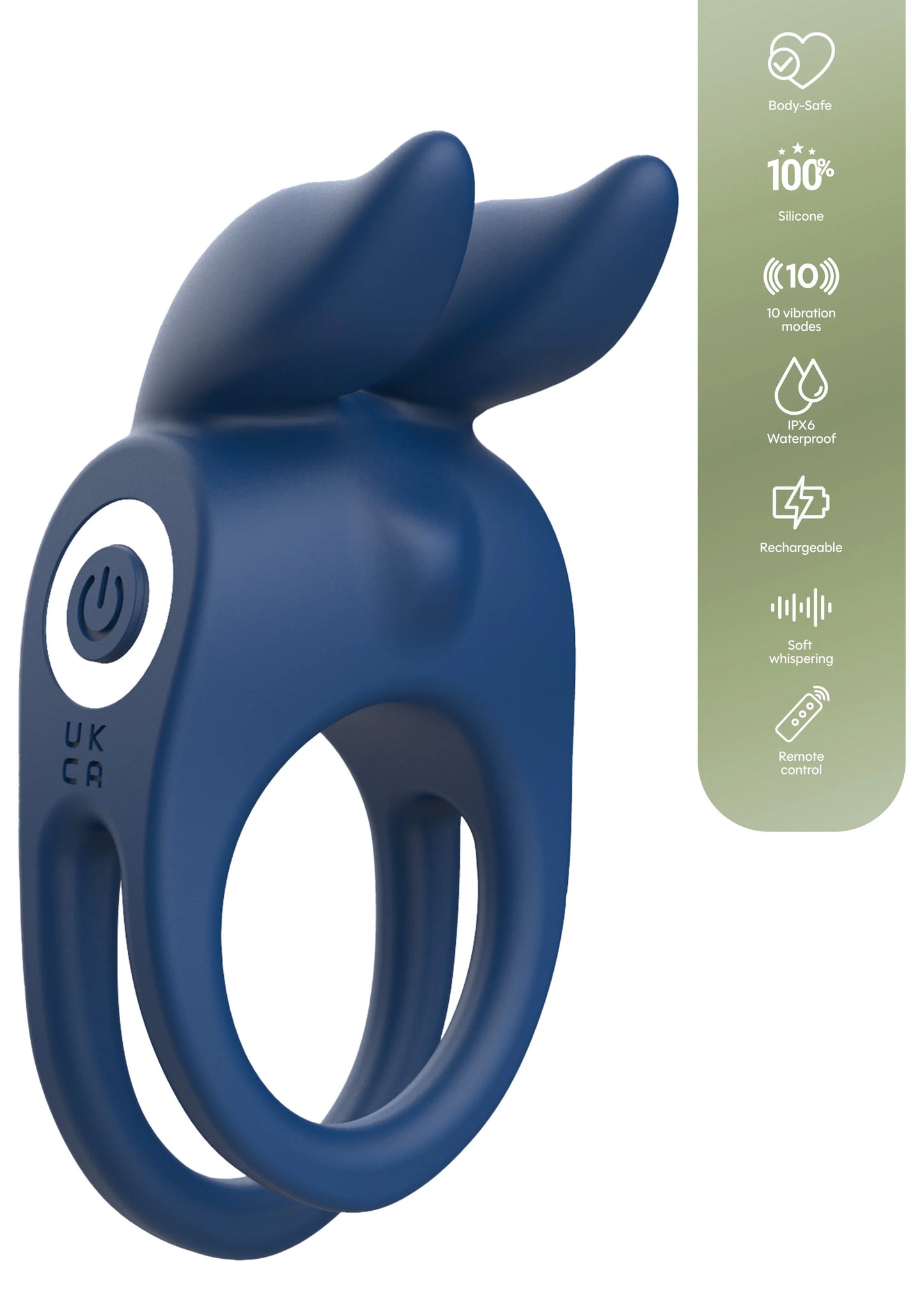 Fierce Rabbit Ring Vibrating Couples Cock Ring by Playhouse