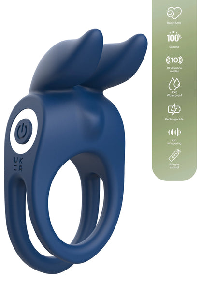 Fierce Rabbit Ring Vibrating Couples Cock Ring by Playhouse