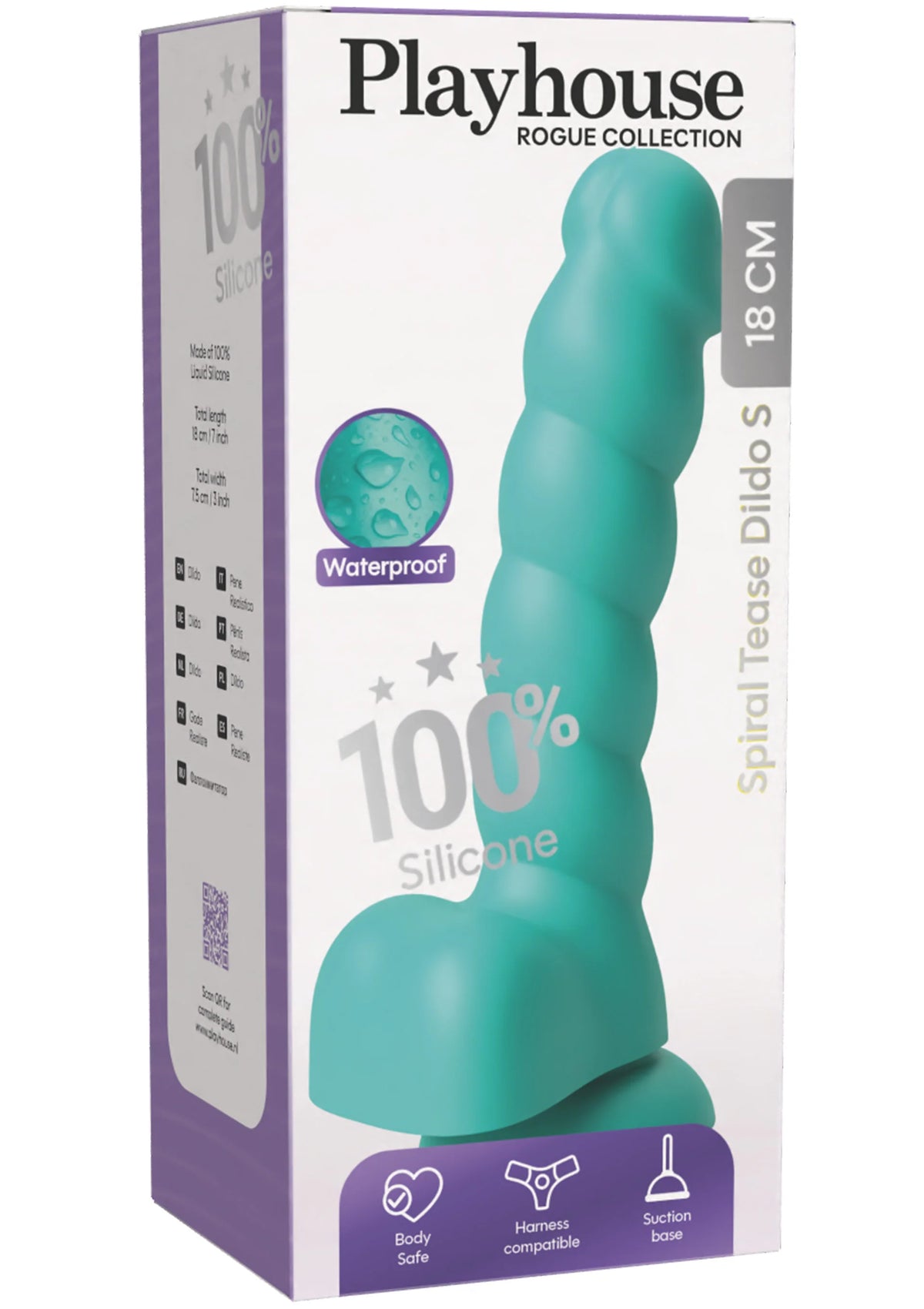 Bestel: Spiral Tease Dildo Silicone S Playhouse Rogue - dildo bij Happytoys.nl, happytoys.be, Happytoys.ae: erotische sex webshop | liever Happy dan Easy ⭐⭐⭐⭐⭐