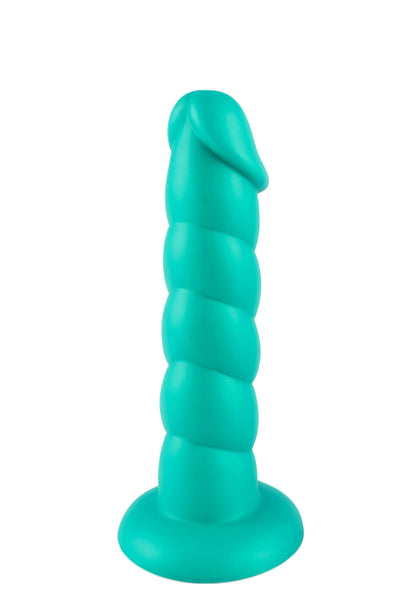Bestel: Spiral Tease Dong Silicone S by Playhouse Rogue - dildo bij Happytoys.nl, happytoys.be, Happytoys.ae: erotische sex webshop | liever Happy dan Easy ⭐⭐⭐⭐⭐ - Default Title - 25682 - GREEN