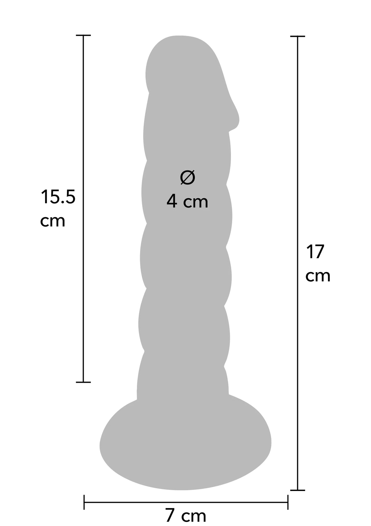 Bestel: Spiral Tease Dong Silicone L by Playhouse Rogue - bij Happytoys.nl, happytoys.be, Happytoys.ae: erotische sex webshop | liever Happy dan Easy ⭐⭐⭐⭐⭐