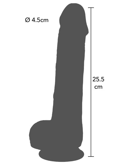 Sliding Skin Vibrating Dildo Silicone XL by Playhouse Rogue