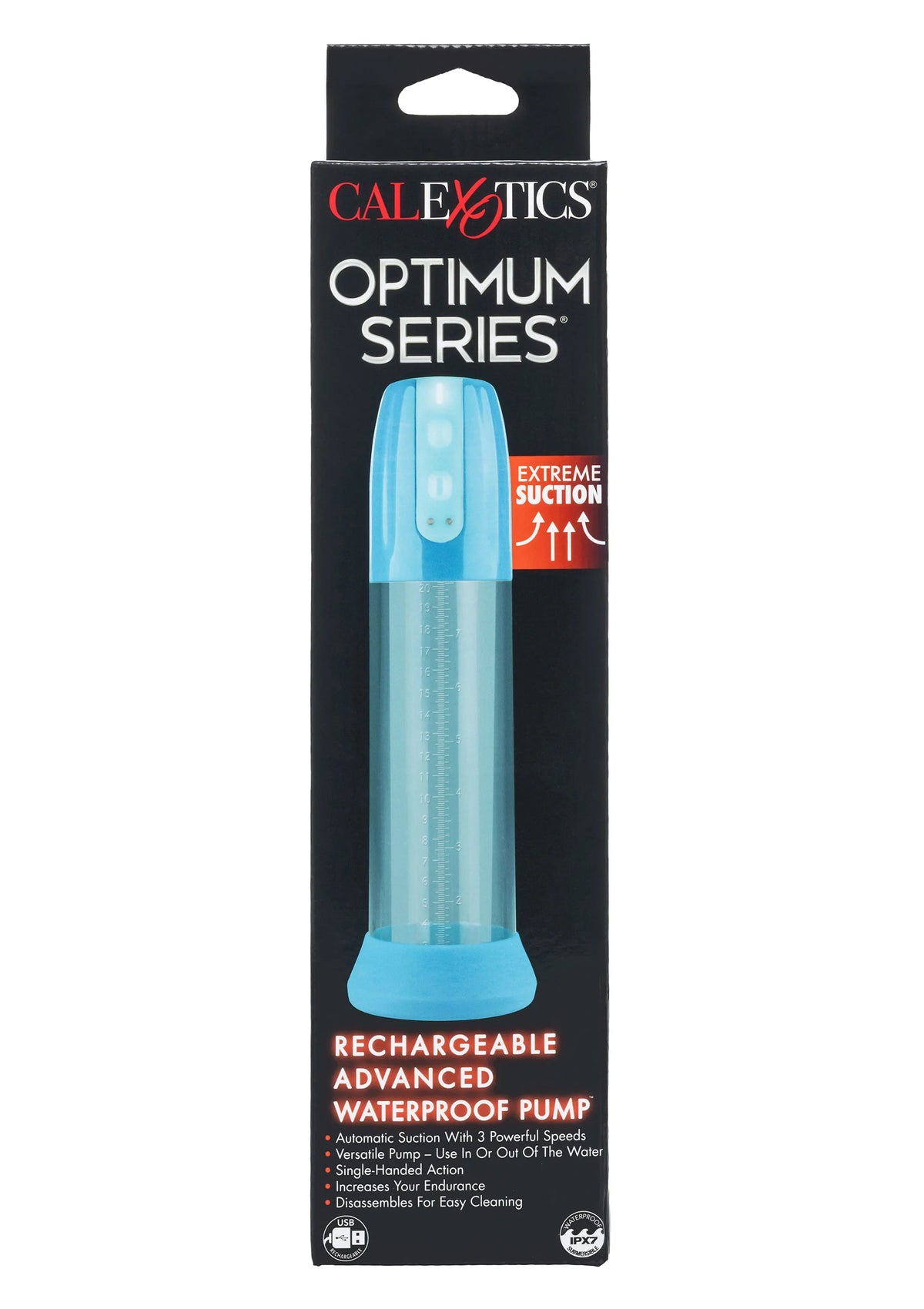 Bestel: Advanced Waterproof Penis Pump by CalExotics Optimum series - bij Happytoys: de erotische sex webshop | liever Happy dan Easy ⭐⭐⭐⭐⭐