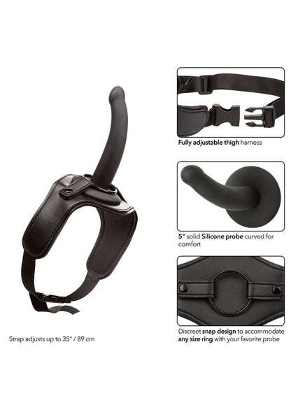 Thigh Strap Silicone Probe by CalExotics Onyxxx