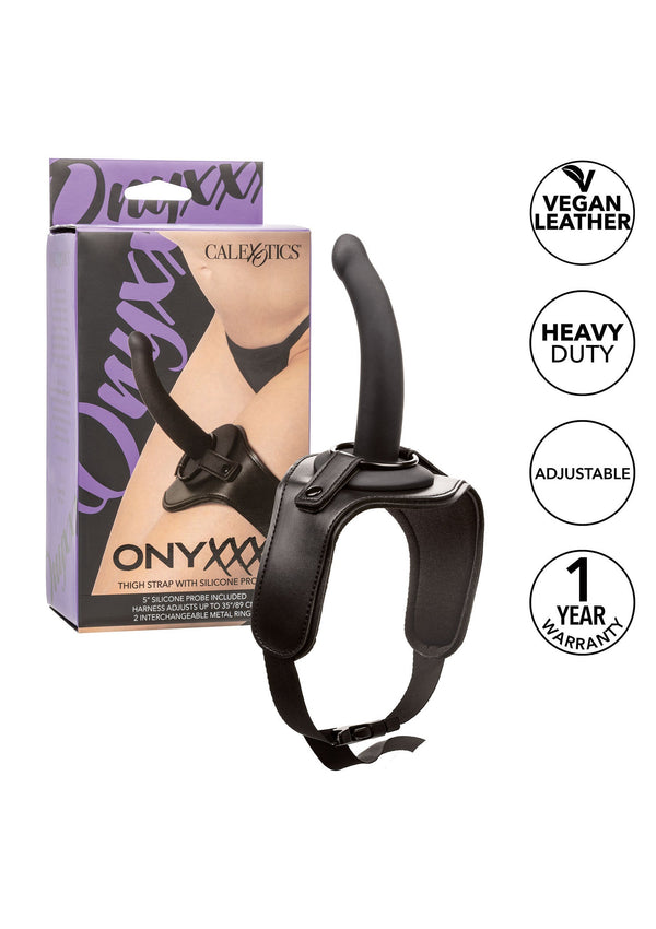 Thigh Strap Silicone Probe by CalExotics Onyxxx