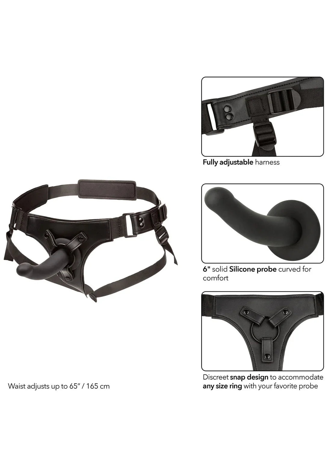 Jock Strap Silicone Probe by CalExotics - Happytoys Sexshop: Toys for Feeling Happy & Easy 😊 - Discreet geleverd