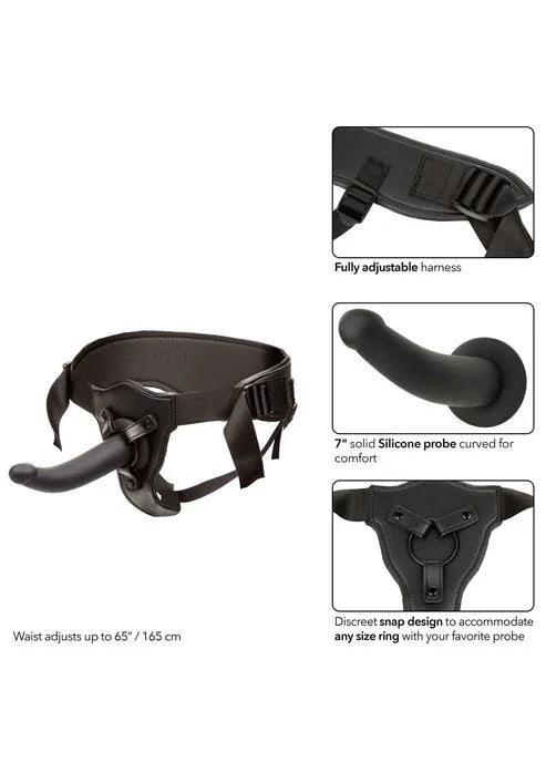 Support Strap Silicone Probe by CalExotics - Happytoys Sexshop: Toys for Feeling Happy & Easy 😊 - Discreet geleverd