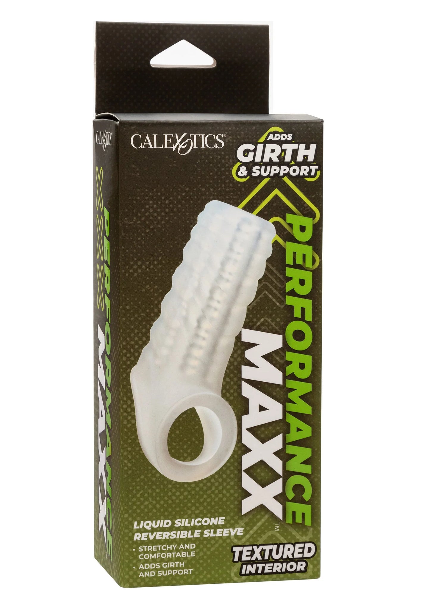 Bestel: Silicone Reversible Sleeve by CalExotics - bij Happytoys: de erotische sex webshop | liever Happy dan Easy ⭐⭐⭐⭐⭐