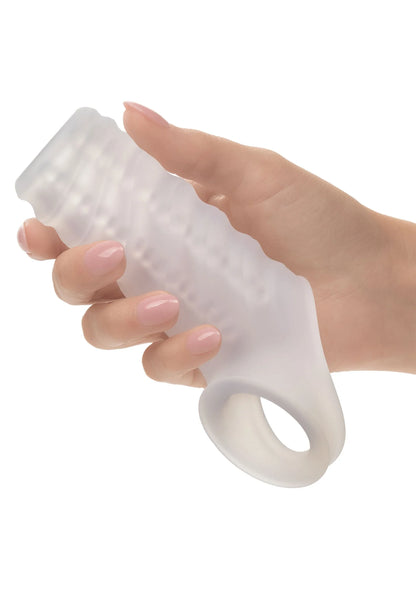 Bestel: Silicone Reversible Sleeve by CalExotics - bij Happytoys: de erotische sex webshop | liever Happy dan Easy ⭐⭐⭐⭐⭐