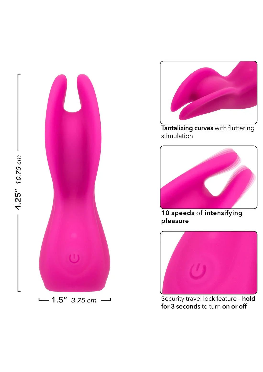Cascade Flutter by CalExotics - Happytoys Sexshop: Toys for Feeling Happy & Easy 😊 - Discreet geleverd