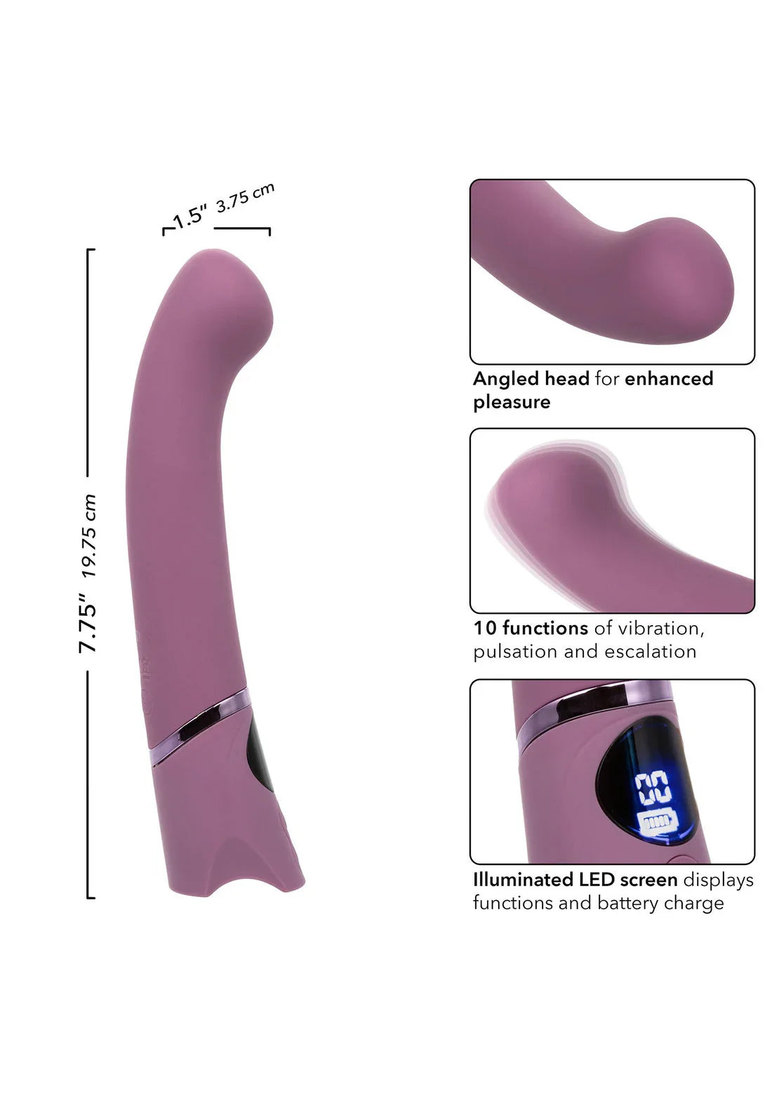 Orgasmatron Digital G-Wand by CalExotics - Happytoys Sexshop: Toys for Feeling Happy & Easy 😊 - Discreet geleverd
