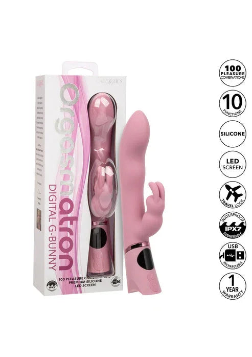 Orgasmatron Digital G-Bunny by CalExotics - Happytoys Sexshop: Toys for Feeling Happy & Easy 😊 - Discreet geleverd