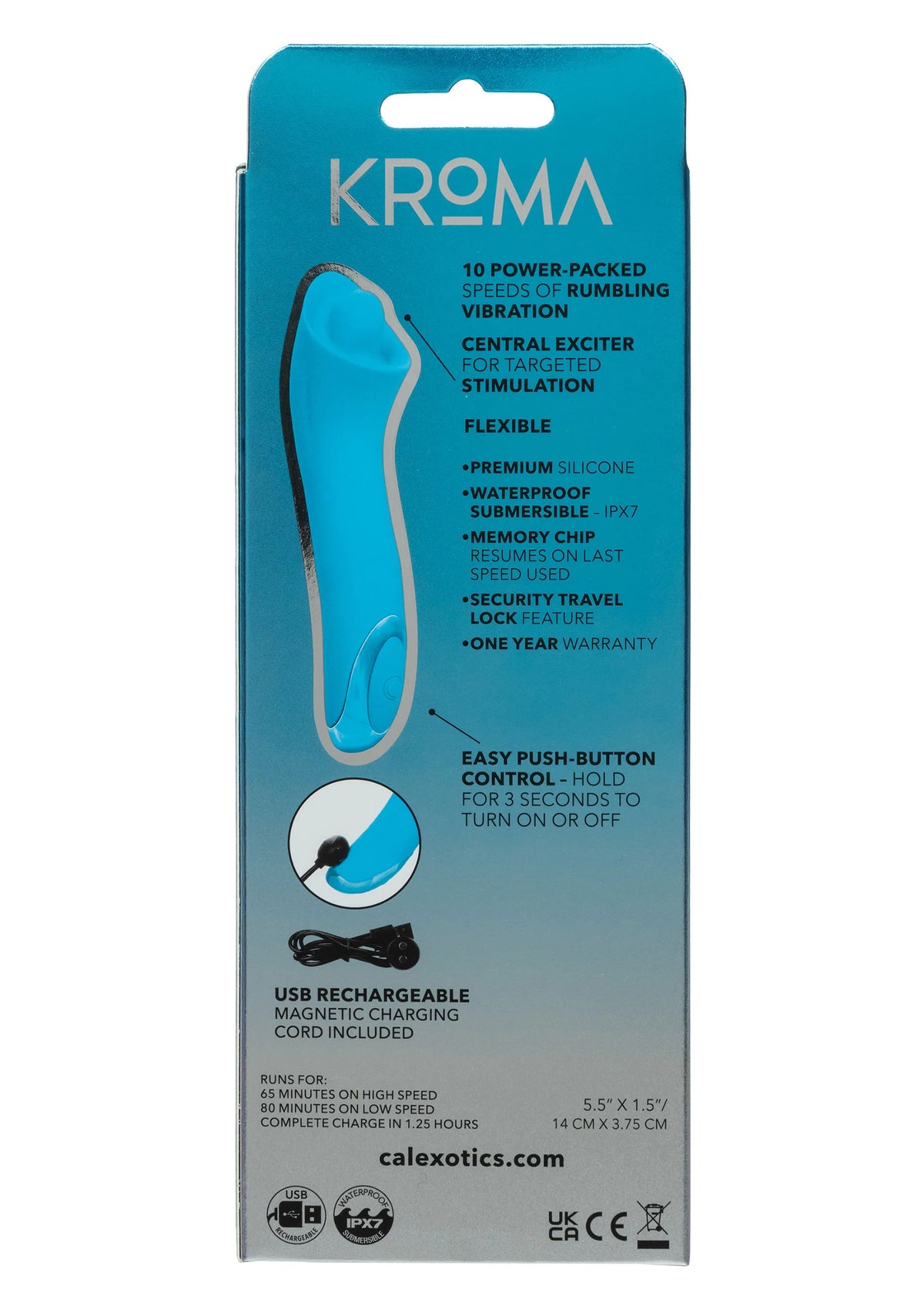 Bestel: Turbo Exciter vibrator by CalExotics Krōma - vibrators bij Happytoys.nl, happytoys.be, Happytoys.ae: erotische sex webshop | liever Happy dan Easy ⭐⭐⭐⭐⭐