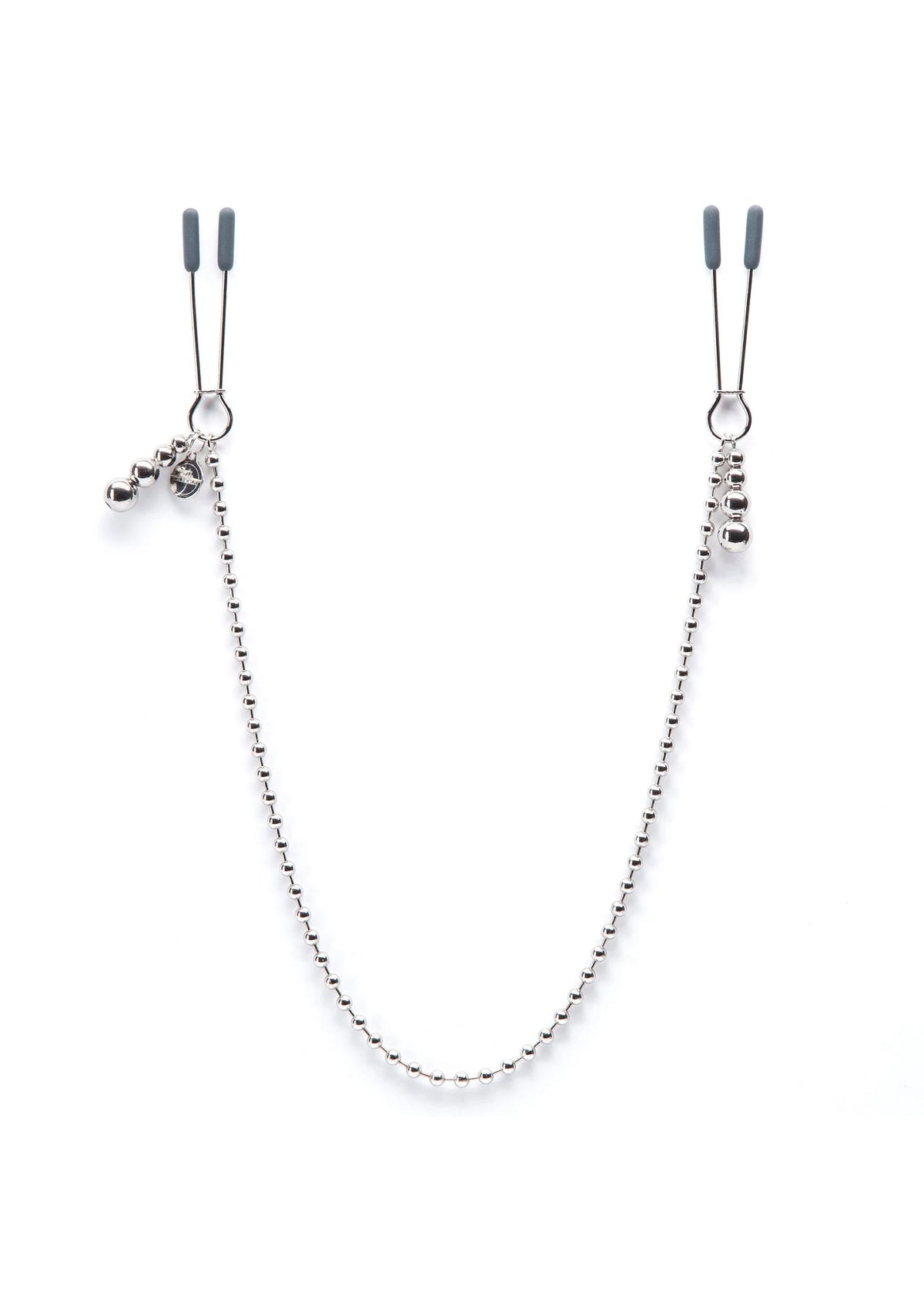 Bestel: At My Mercy Beaded Chain Nipple Clamps Fifty Shades Darker - bij Happytoys: de erotische sex webshop | liever Happy dan Easy ⭐⭐⭐⭐⭐ - Default Title - 29042 - SILVER