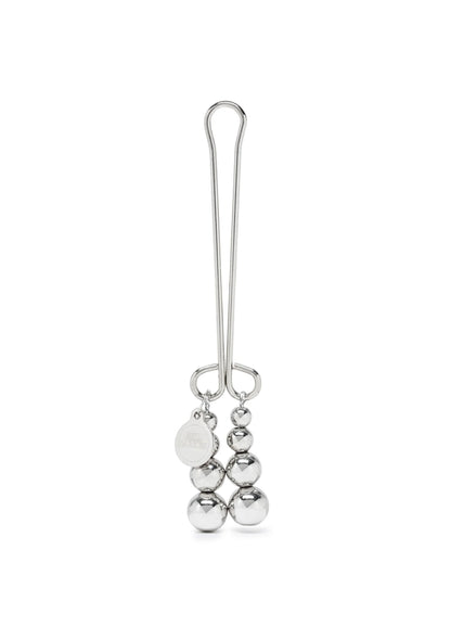 Bestel: Just Sensation Beaded Clitoral Clamp Fifty Shades Darker - bij Happytoys: de erotische sex webshop | liever Happy dan Easy ⭐⭐⭐⭐⭐ - Default Title - 29044 - SILVER