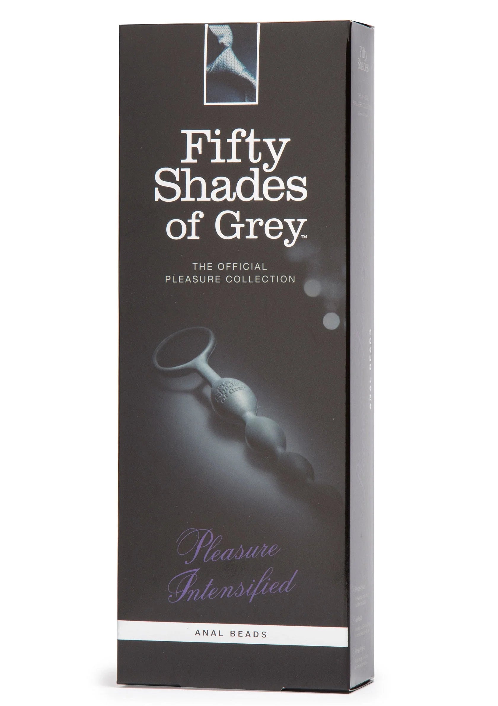 Doos van Fifty Shades of Grey 'Pleasure Intensified' met anale beads afbeelding.