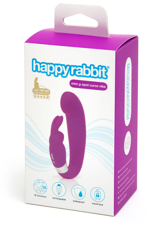 G-Spot Clitoral Curve Vibrator by Happy Rabbit