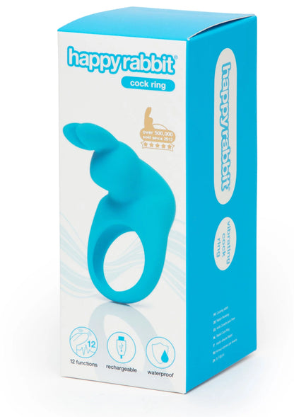 Cockring van Happy Rabbit in blauwe verpakking
