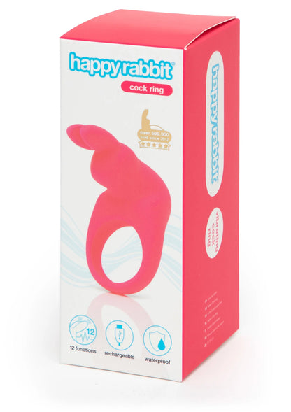 Cockring van Happy Rabbit in roze verpakking