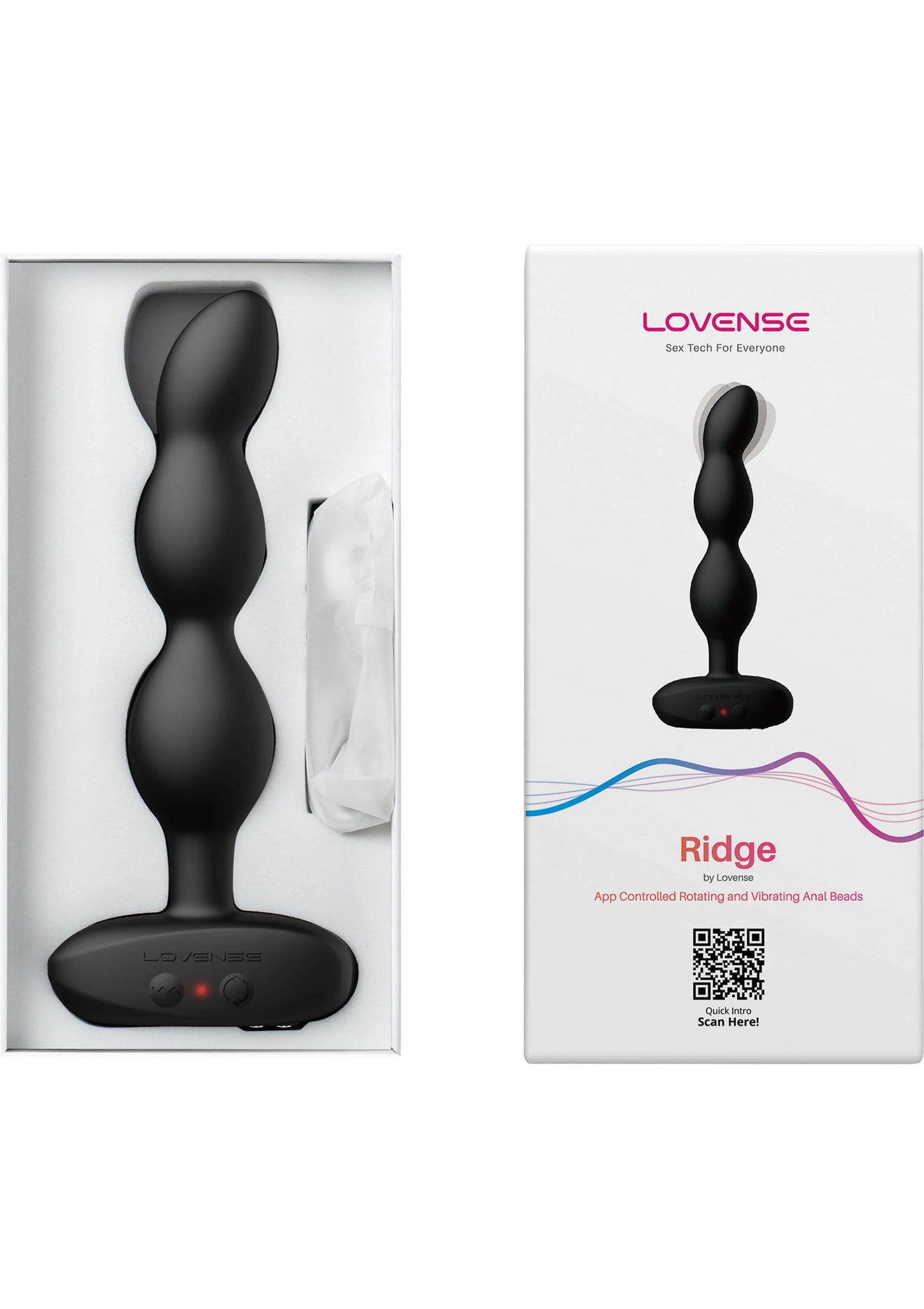 Ridge Anal Beads von Lovesense