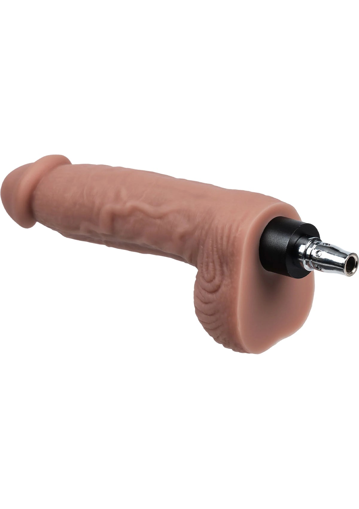 Lovense kleine dildo met zwarte ring en metalen aansluiting aan het uiteinde