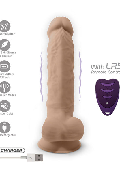 Dildo Vibrating Model 8 inch by Silex-D Vibrating