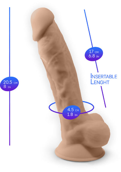Dildo Vibrating Model 8 inch by Silex-D Vibrating