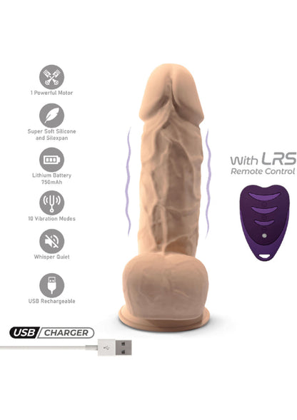 Dildo Vibrating Model 8.5 inch by Silex-D Vibrating