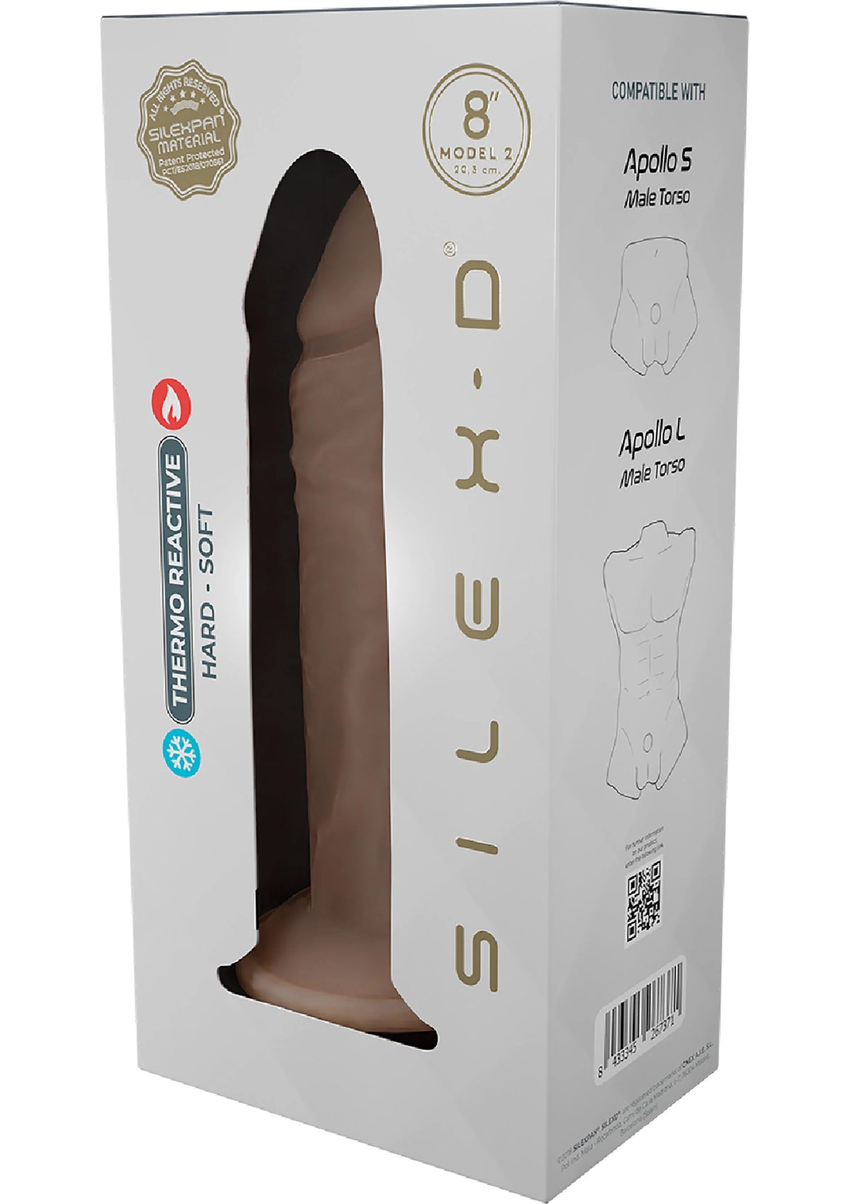 Bestel: Silicone Dong Model 8 inch - bij Happytoys: de erotische sex webshop | liever Happy dan Easy ⭐⭐⭐⭐⭐